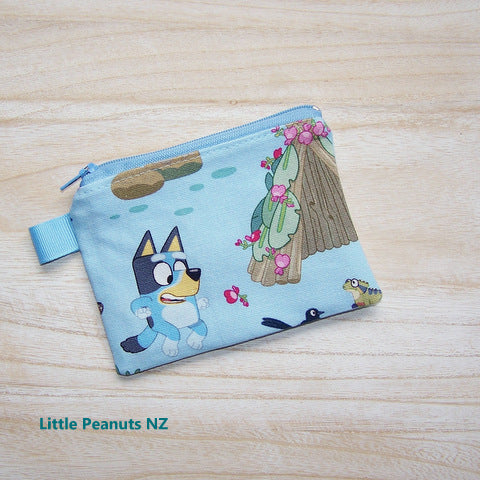 Coin/Card purse - Bluey Blue