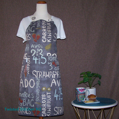 Large Apron - Farmers Market Charcoal