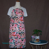 Large Apron - Pink Blooms