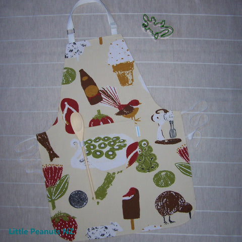 Apron - Kiwiana Cream