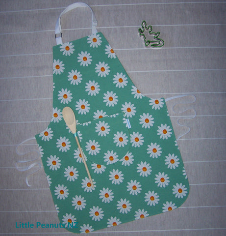 Apron - Mint Daisy