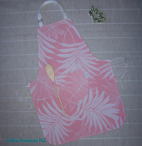 Apron - Pink Fern