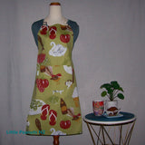 Large Apron - Kiwiana Green