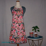 Large Apron - Pink Blooms