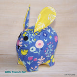 Rabbit - Floral Blue