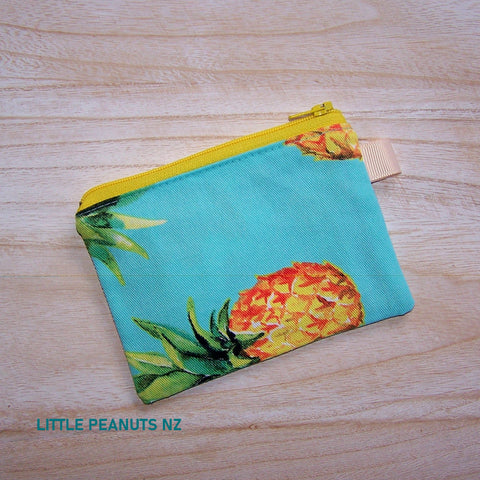 Coin/Card purse - Pineapple