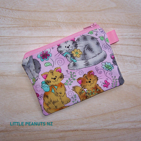 Coin/Card purse - Kitty