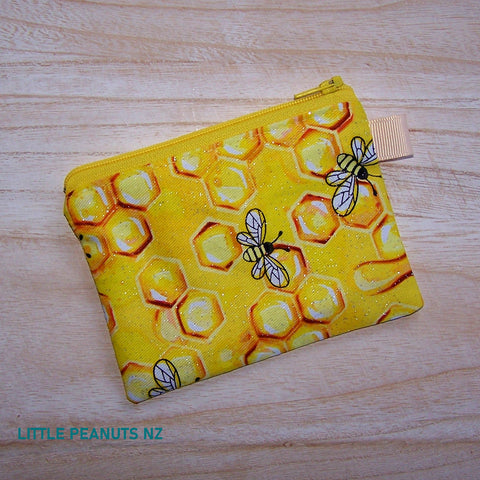 Coin/Card purse - Honey Bee
