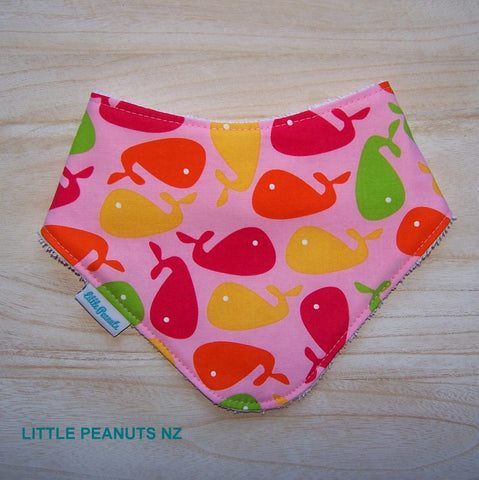 Whales Dribble Bib